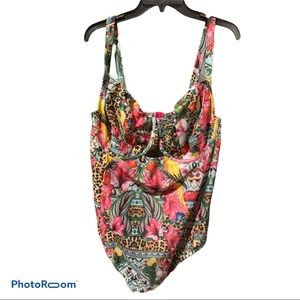 🌺NEW🌺 ASOS ONE PIECE SWIM SUIT! HAWAIIAN 42DD